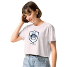 Jolly & Goode Crop Tops Jolly Goode London Crowned Dog Shield Crop Top Cheeky British Style