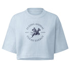 Jolly & Goode Crop Tops Light Washed Denim / S Flying Animal Clean Energy Crop Top | Boxy Fit Cheeky British Style