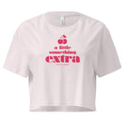 Jolly & Goode Crop Tops Orchid / XS A Little Something Extra Cherry On Top Crop Top Cheeky British Style