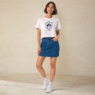 Jolly & Goode Crop Tops Orchid / XS Jolly Goode London Crowned Dog Shield Crop Top Cheeky British Style