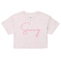 Jolly & Goode Crop Tops Orchid / XS Saucy Crop Top Cheeky British Style