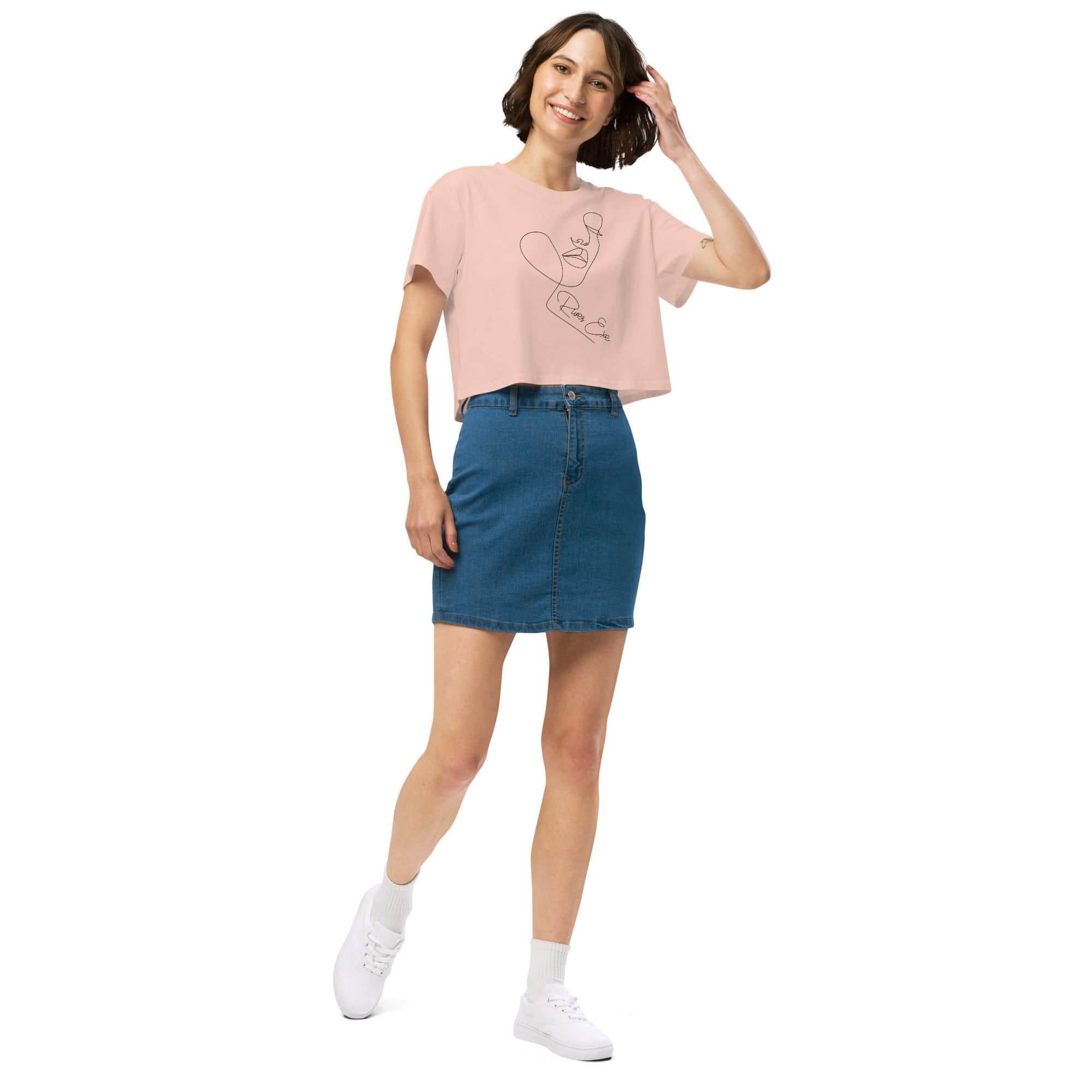 Jolly & Goode Crop Tops River Exe Crop Top | Exeter Gift Shop Cheeky British Style
