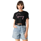 Jolly & Goode Crop Tops Saucy Crop Top Cheeky British Style