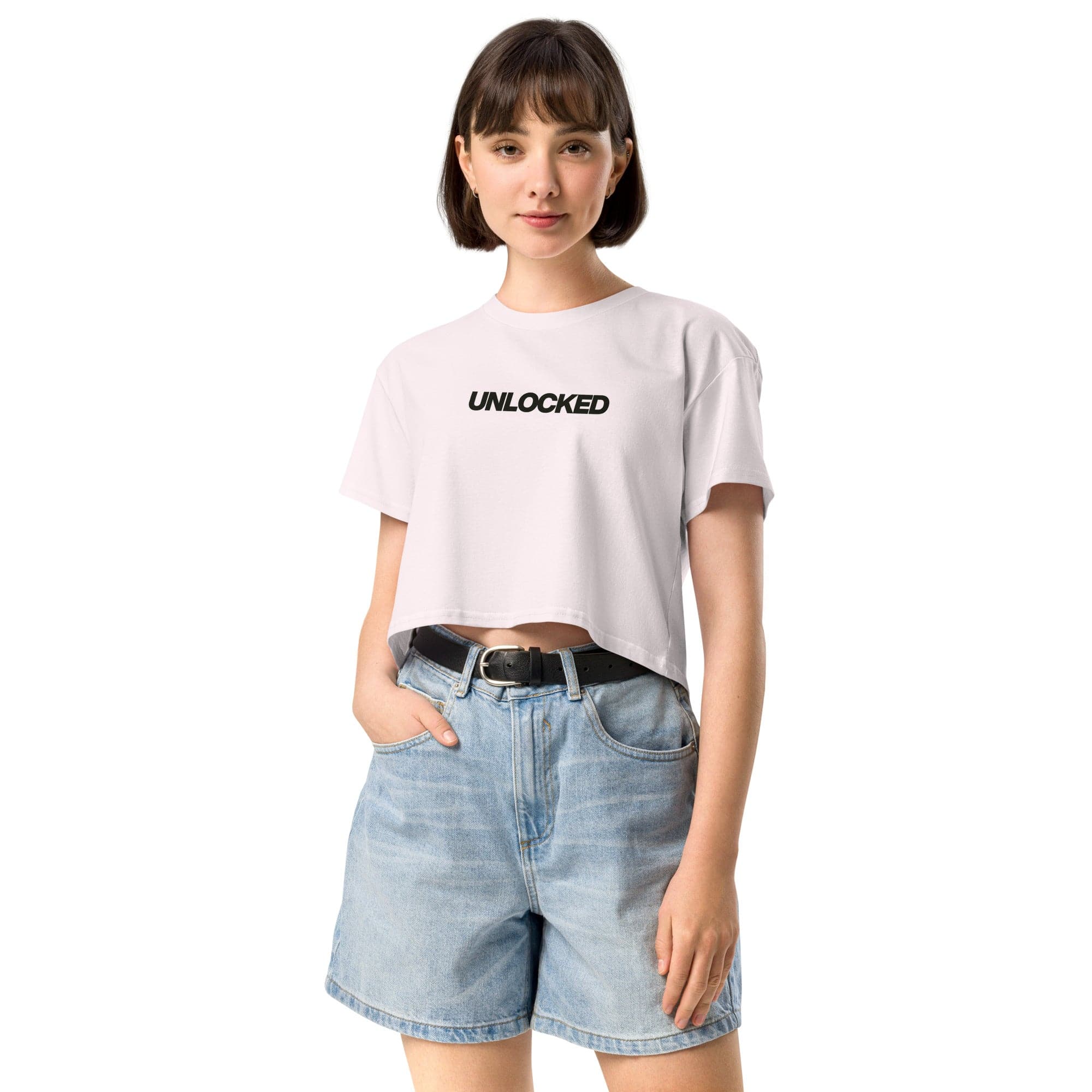 Jolly & Goode Crop Tops Unlocked Crop Top Cheeky British Style