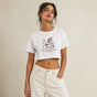 Jolly & Goode Crop Tops White / XS A Little Something Extra Unicorn Crop Top Cheeky British Style