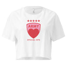 Jolly & Goode Crop Tops White / XS Army of Love Special Ops Women’s Crop Top Cheeky British Style