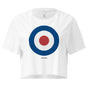 Jolly & Goode Crop Tops White / XS Ocean Encircles Sun Emma Goode Signature Women’s Crop Top Cheeky British Style