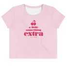 Jolly & Goode Crop Tops XS A Little Something Extra Cherry On Top Crop Tee Cheeky British Style