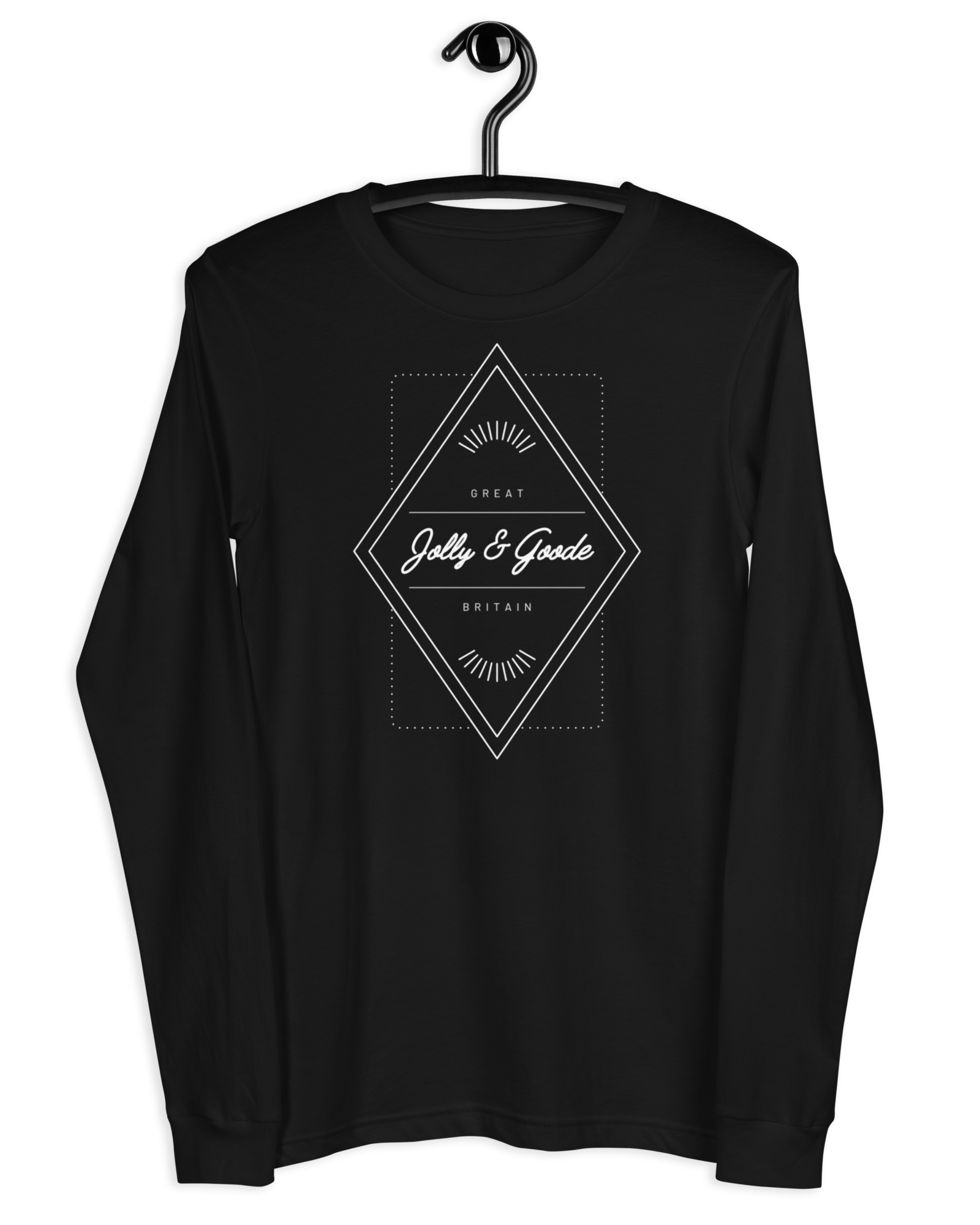 Jolly & Goode Diamond Long-Sleeve Shirt Black / XS Jolly & Goode