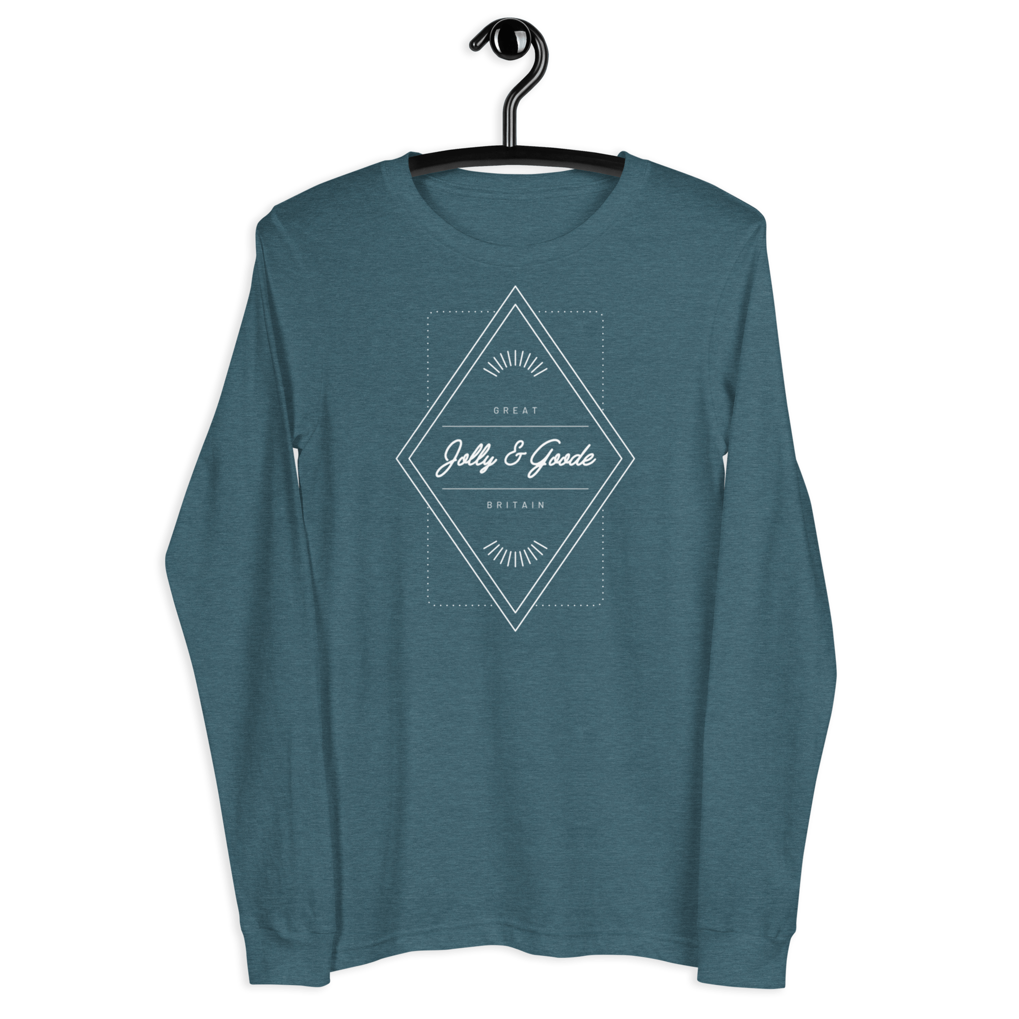 Jolly & Goode Diamond Long-Sleeve Shirt Heather Deep Teal / XS Jolly & Goode