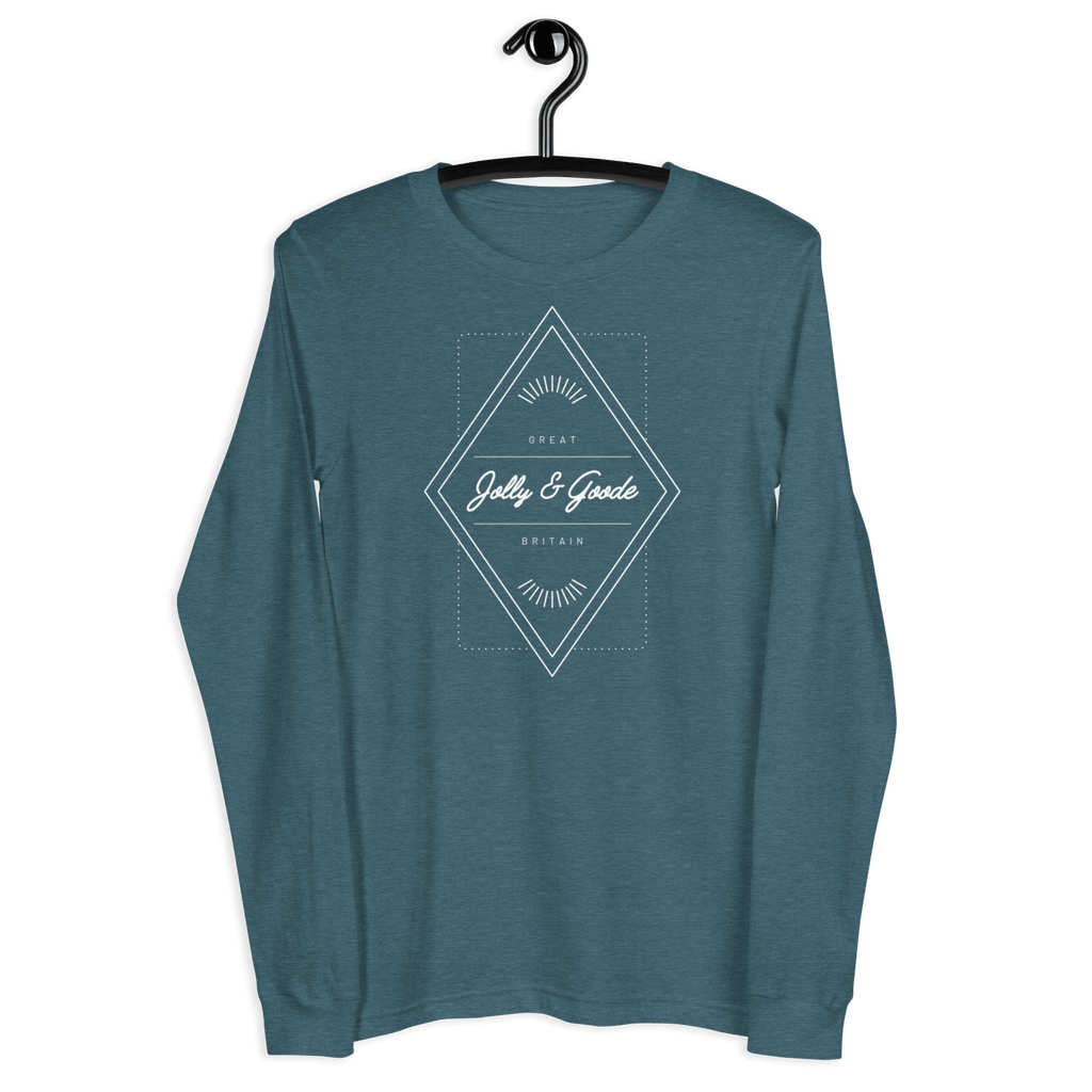 Jolly & Goode Diamond Long-Sleeve Shirt Heather Deep Teal / XS Jolly & Goode