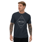 Jolly & Goode Diamond Men's Fitted T-shirt Midnight Navy / XS Jolly & Goode