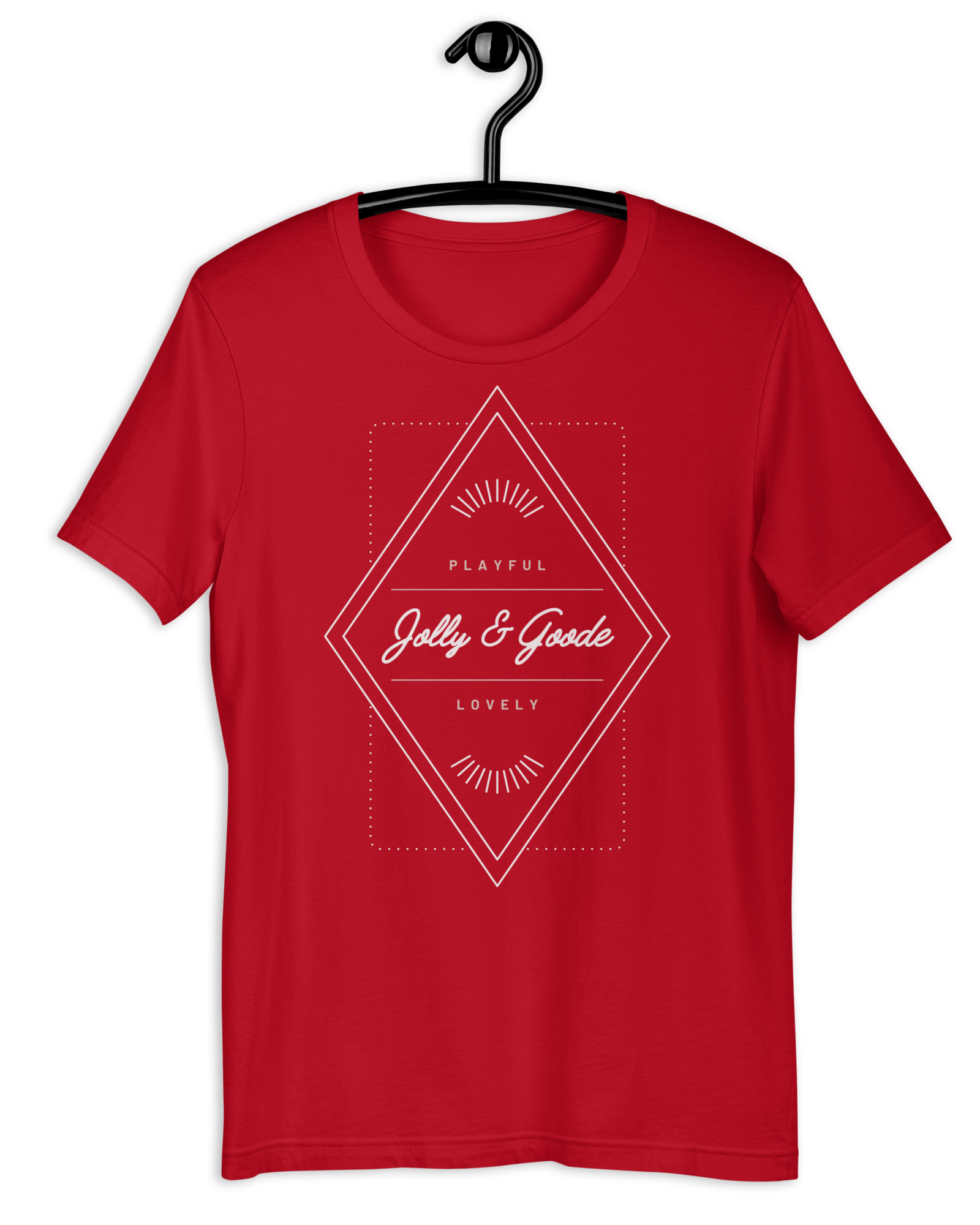 Jolly & Goode Diamond T-shirt Red / S Jolly & Goode