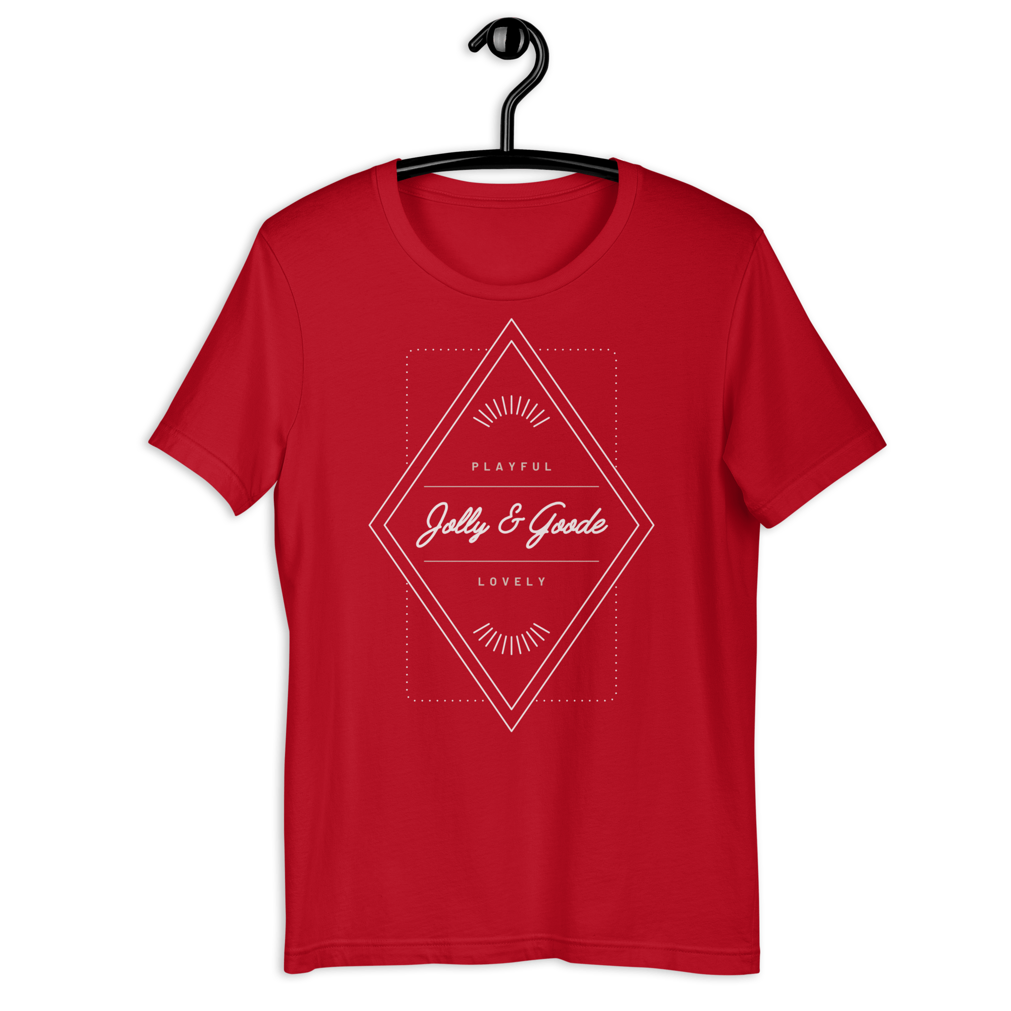 Jolly & Goode Diamond T-shirt Red / S Jolly & Goode