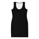 Jolly & Goode Dresses Houndstooth Fitted Dress | Black & White Cheeky British Style