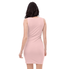 Jolly & Goode Dresses Tartan Pink Fitted Dress | Bodycon Dress Cheeky British Style