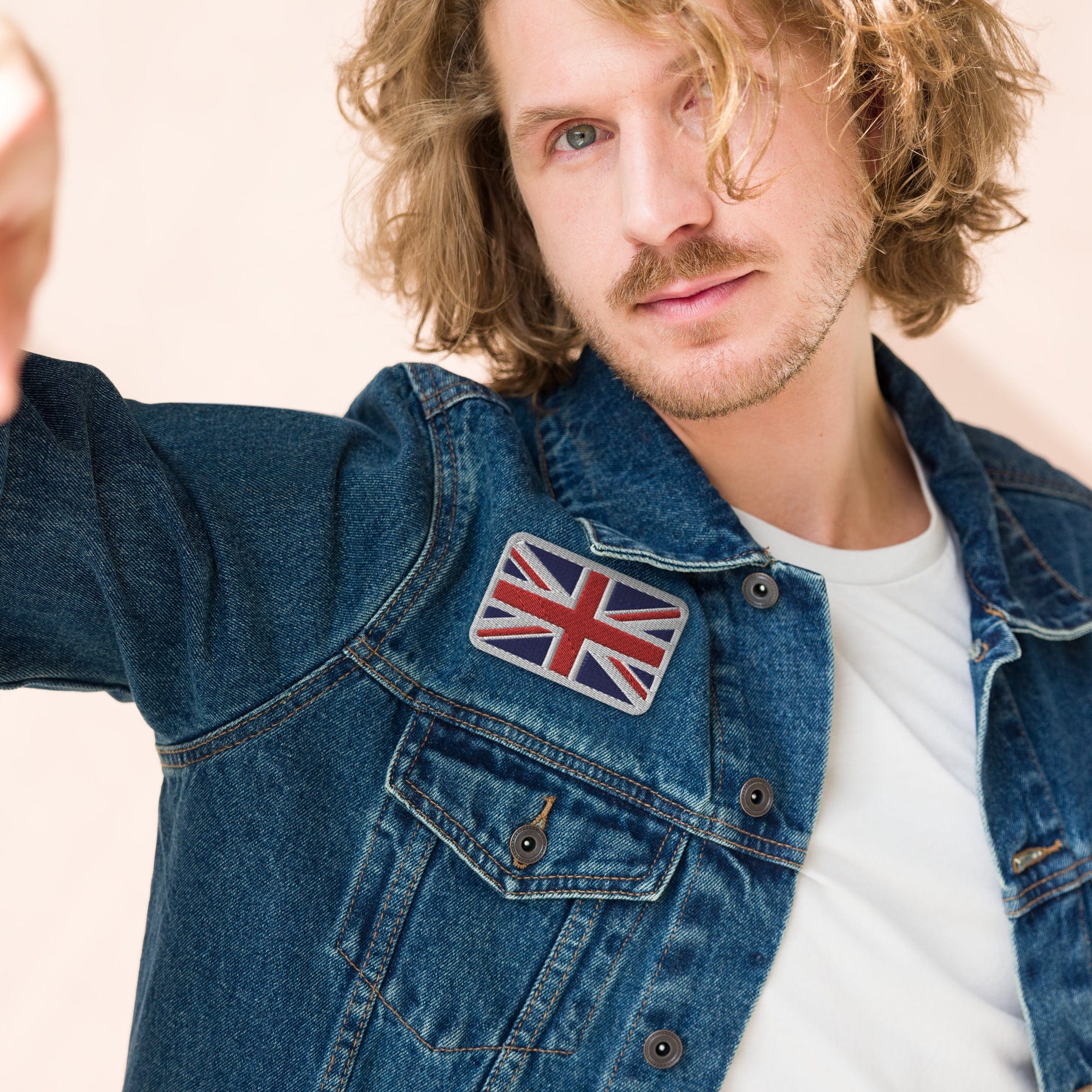 Jolly & Goode Embroidered Patch Union Jack Embroidered Patch Cheeky British Style