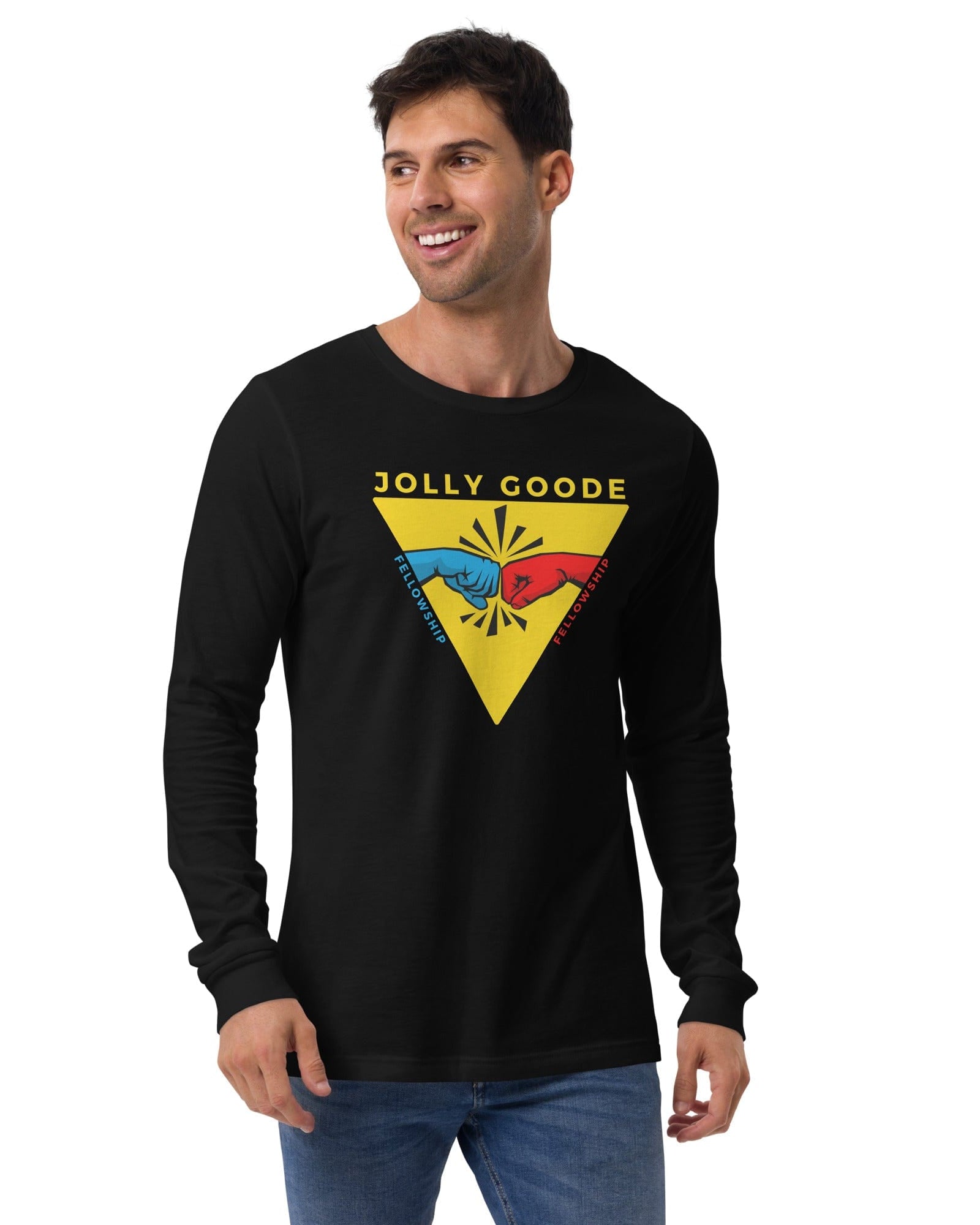 Jolly Goode Fellowship Superheroes | Long-sleeve Shirt | Unisex long sleeve shirts Jolly & Goode