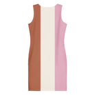 Jolly & Goode Fitted Dress Neapolitan Ice Cream Bodycon Dress Cheeky British Style