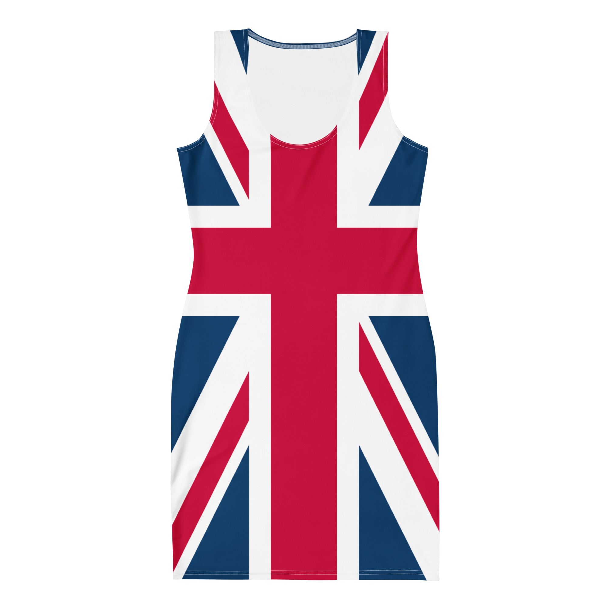 Jolly & Goode Fitted Dress Union Jack Bodycon Dress Cheeky British Style