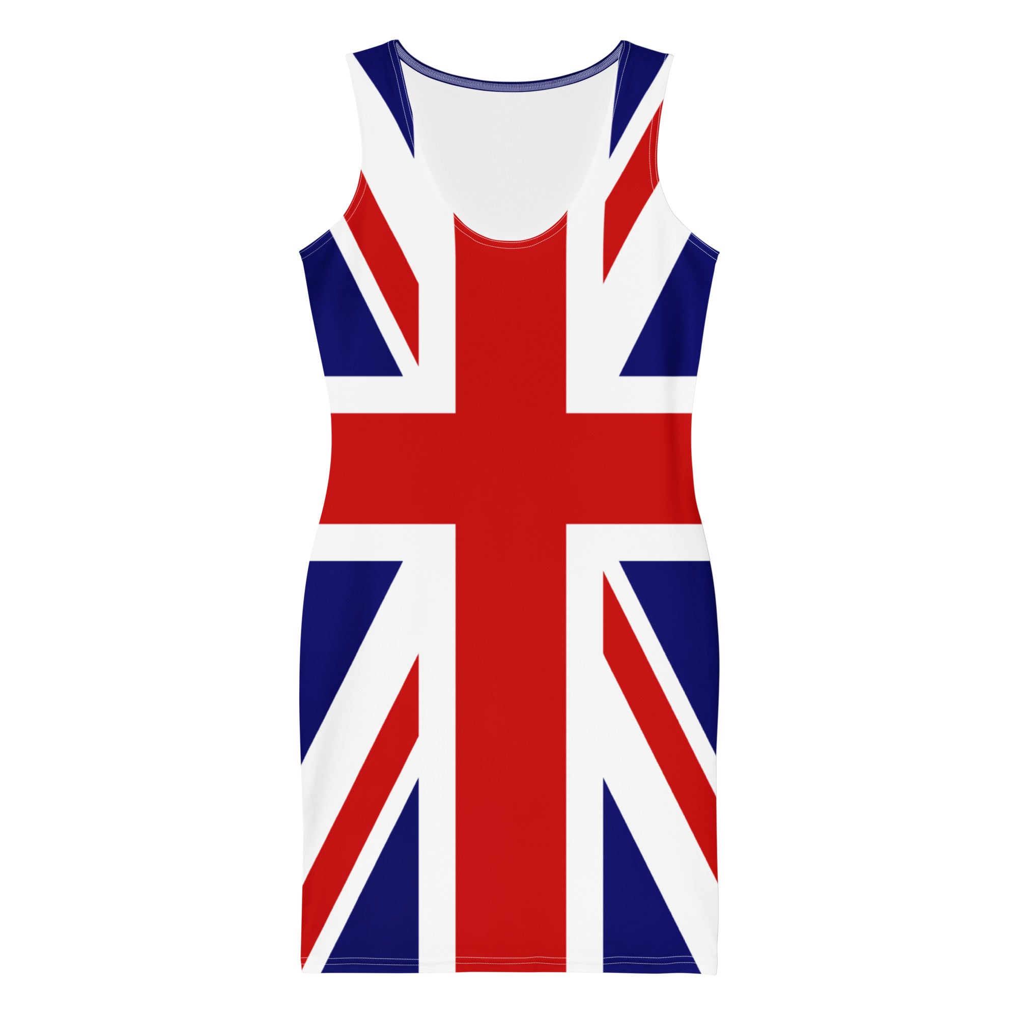 Jolly & Goode Fitted Dress Union Jack Fitted Dress | Ginger Spice Style Cheeky British Style