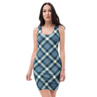 Jolly & Goode Fitted Dress XS Cheeky Check Fitted Bodycon Dress Cheeky British Style