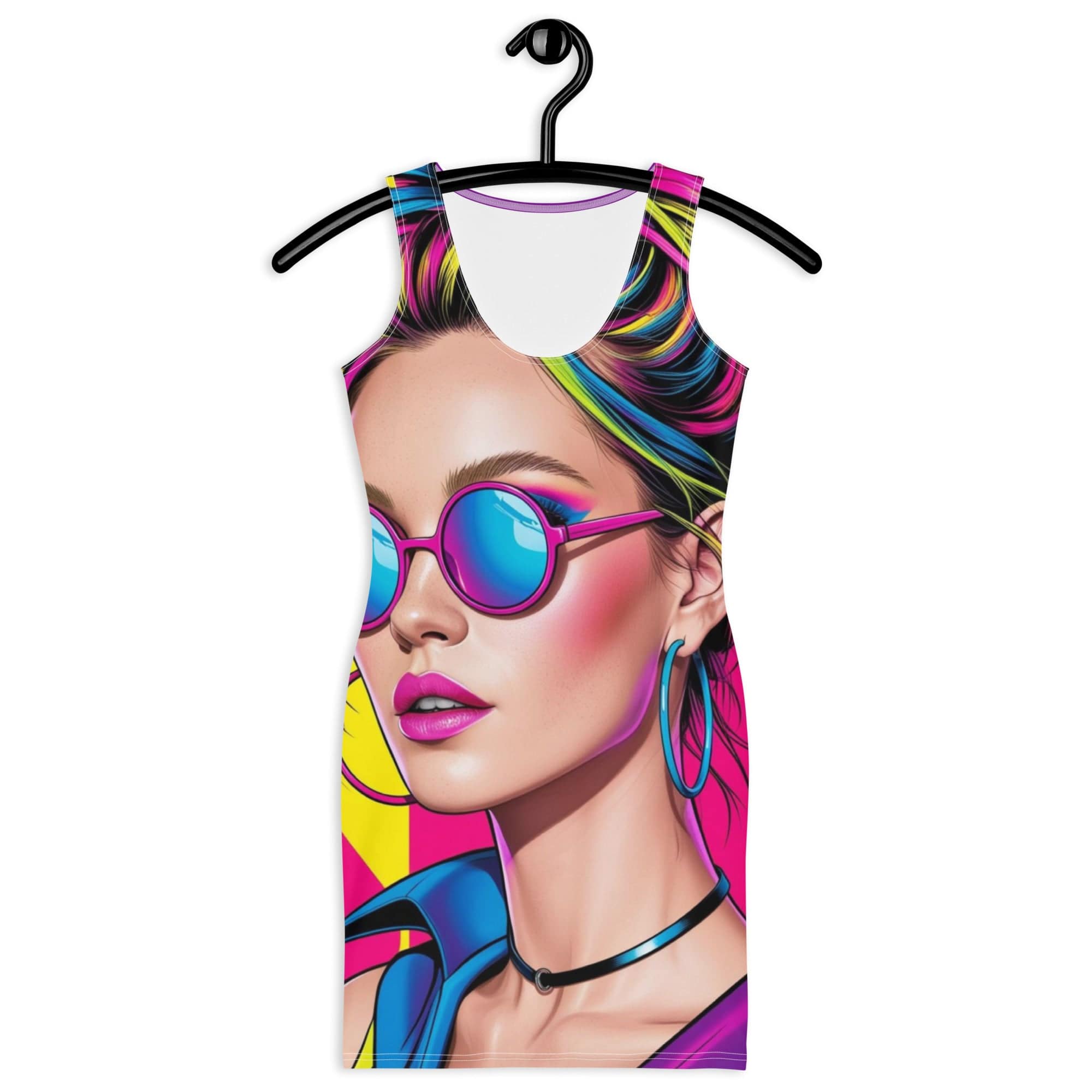 Jolly & Goode Fitted Dresses Emma Goode Mod Colours Bodycon Dress Cheeky British Style