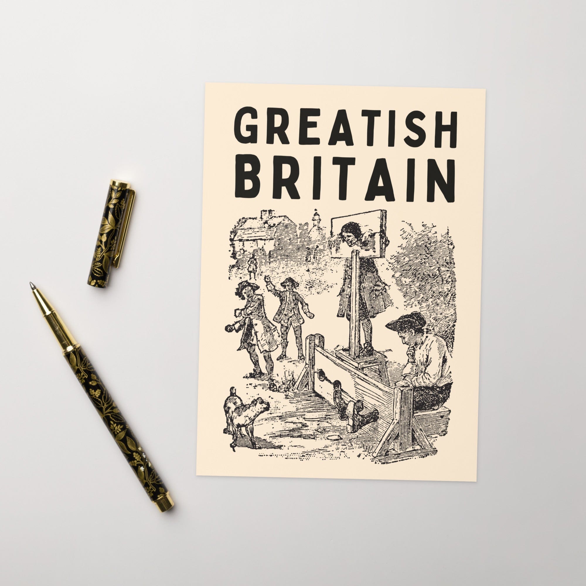 Jolly & Goode Greeting & Note Cards 10-Pack of Assorted Cheeky Greeting Cards Cheeky British Style