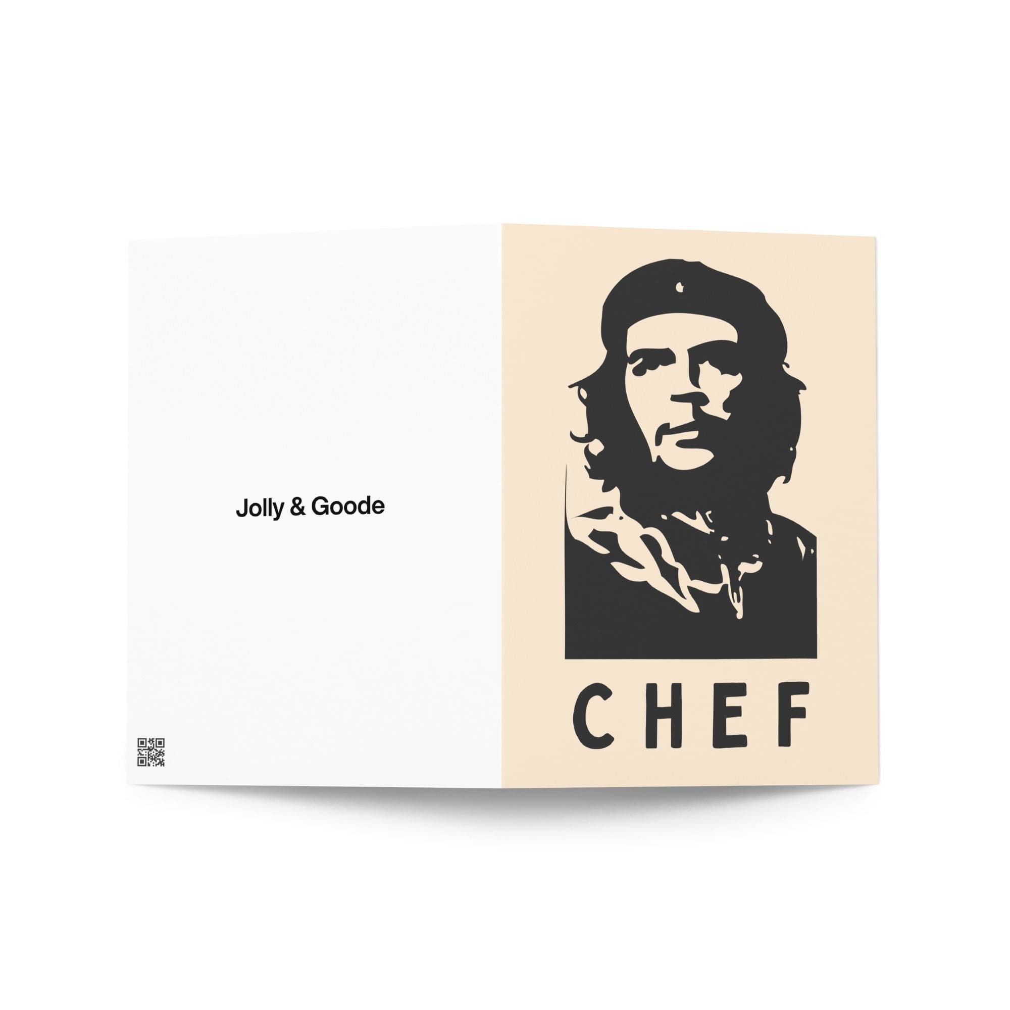 Jolly & Goode Greeting & Note Cards 5″×7″ Chef Greeting Card Cheeky British Style