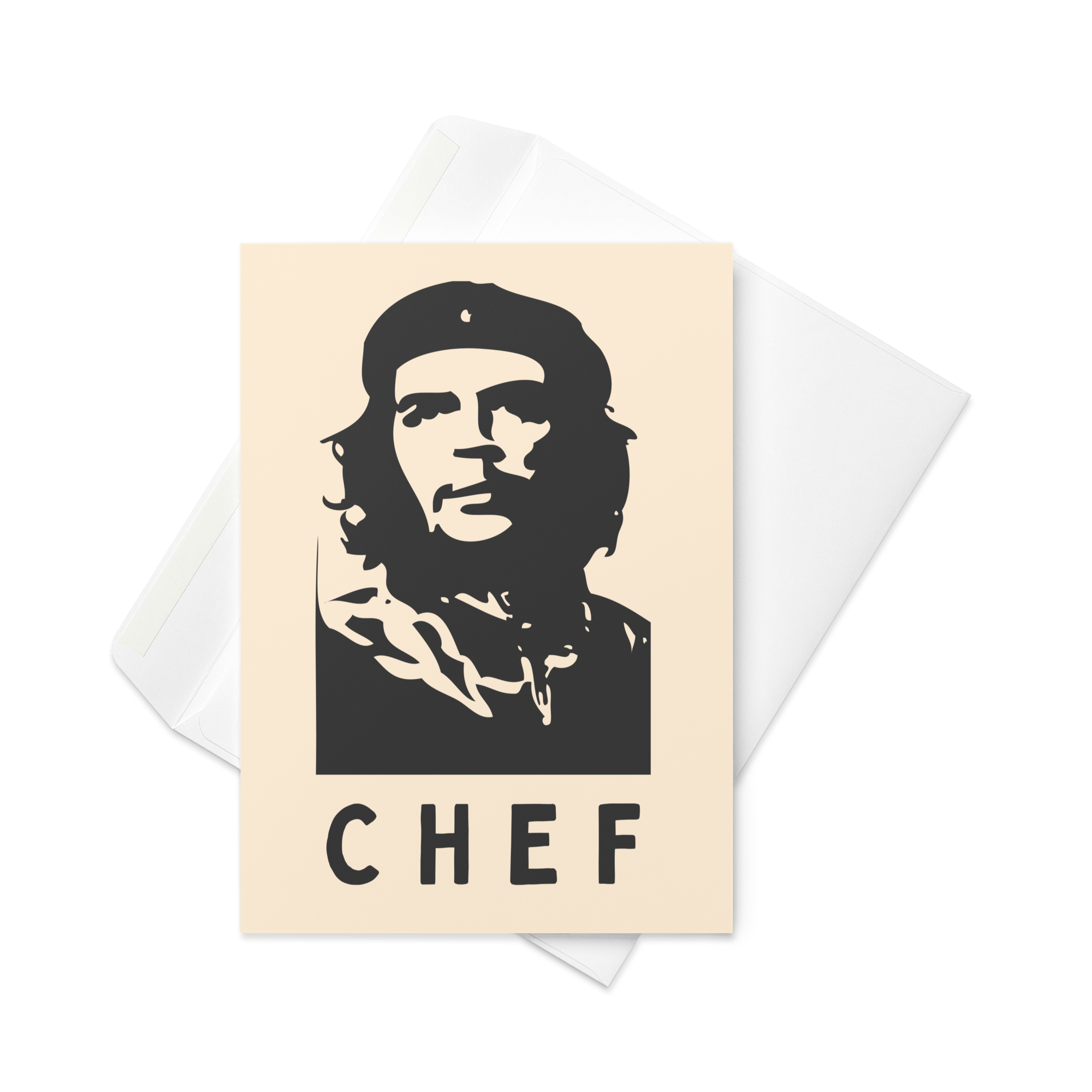 Jolly & Goode Greeting & Note Cards 5″×7″ Chef Greeting Card Cheeky British Style