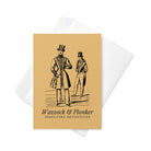 Jolly & Goode Greeting & Note Cards 5″×7″ Wazzock & Plonker Insulting Detectives Greeting Card Cheeky British Style
