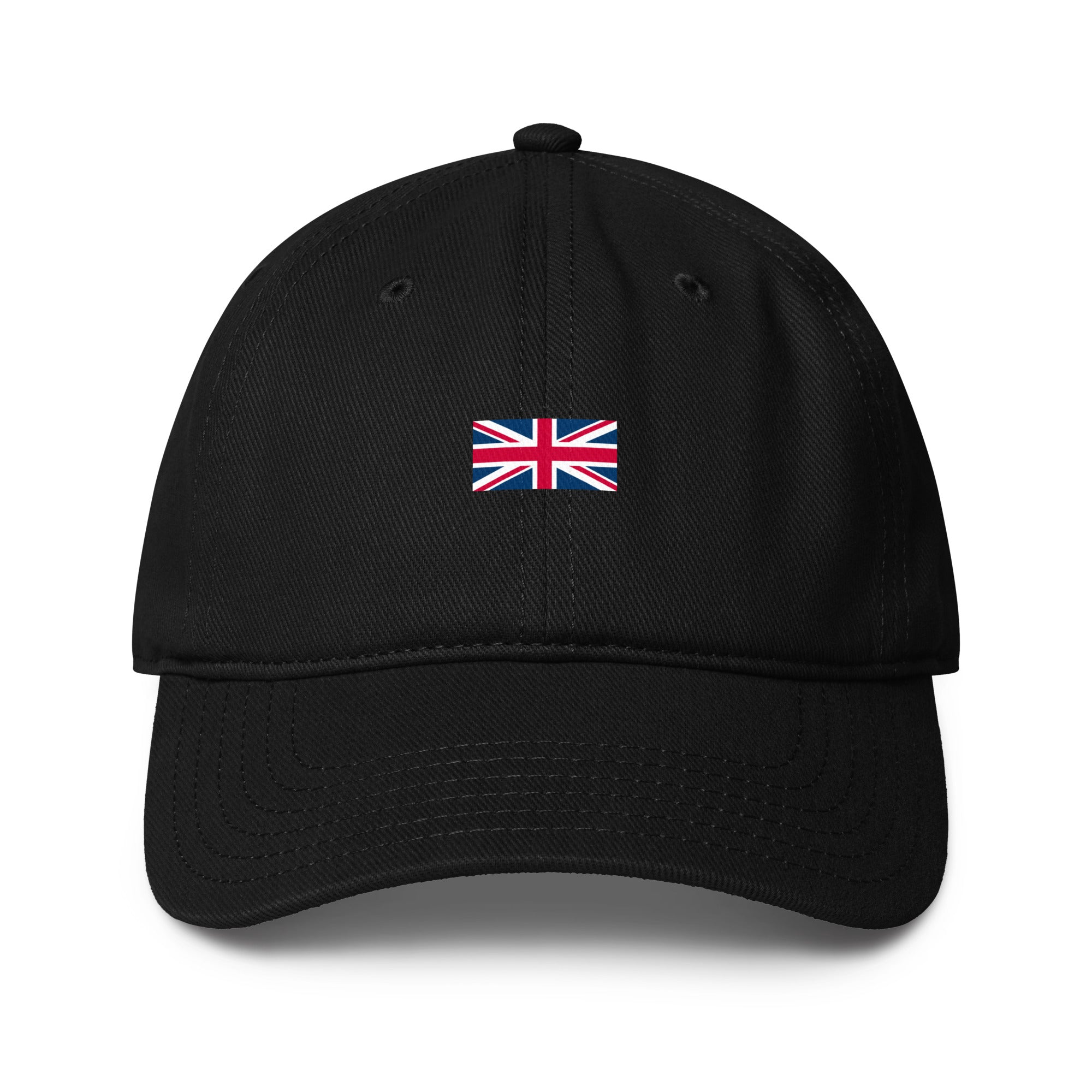 Jolly & Goode Hats Black Union Jack Hat | 100% Cotton | Low-Profile Cheeky British Style