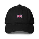 Jolly & Goode Hats Black Union Jack Hat | 100% Cotton | Low-Profile Cheeky British Style