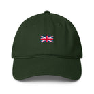 Jolly & Goode Hats Dark green Union Jack Hat | 100% Cotton | Low-Profile Cheeky British Style