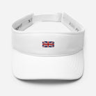 Jolly & Goode Hats Embroidered Union Jack Visor | FlexFit Cheeky British Style
