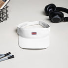 Jolly & Goode Hats Embroidered Union Jack Visor | FlexFit Cheeky British Style