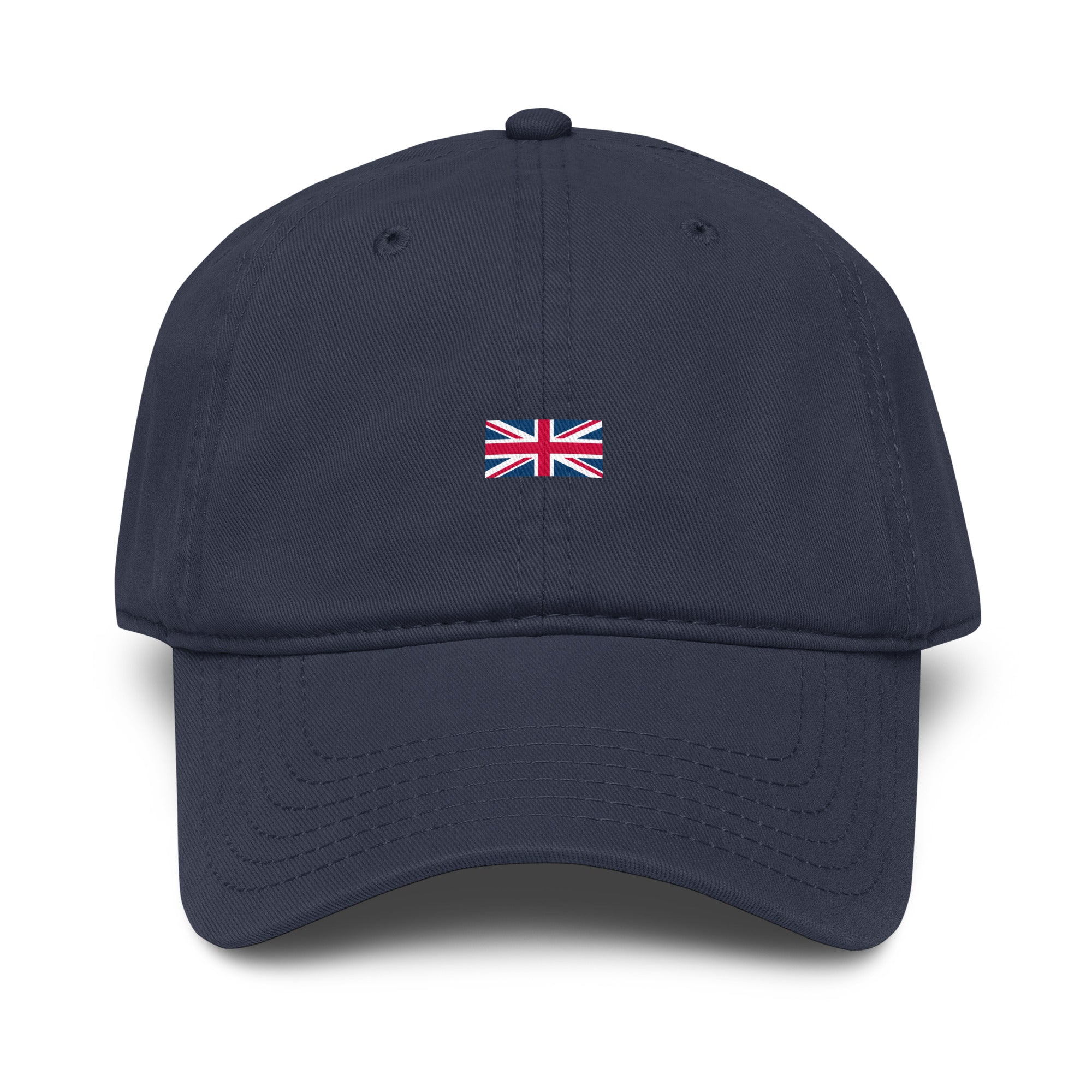 Jolly & Goode Hats Navy Union Jack Cap | Garment washed 100% cotton hat Cheeky British Style