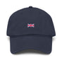 Jolly & Goode Hats Navy Union Jack Cap | Garment washed 100% cotton hat Cheeky British Style