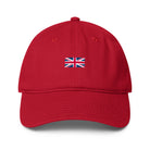 Jolly & Goode Hats Red Union Jack Hat | 100% Cotton | Low-Profile Cheeky British Style