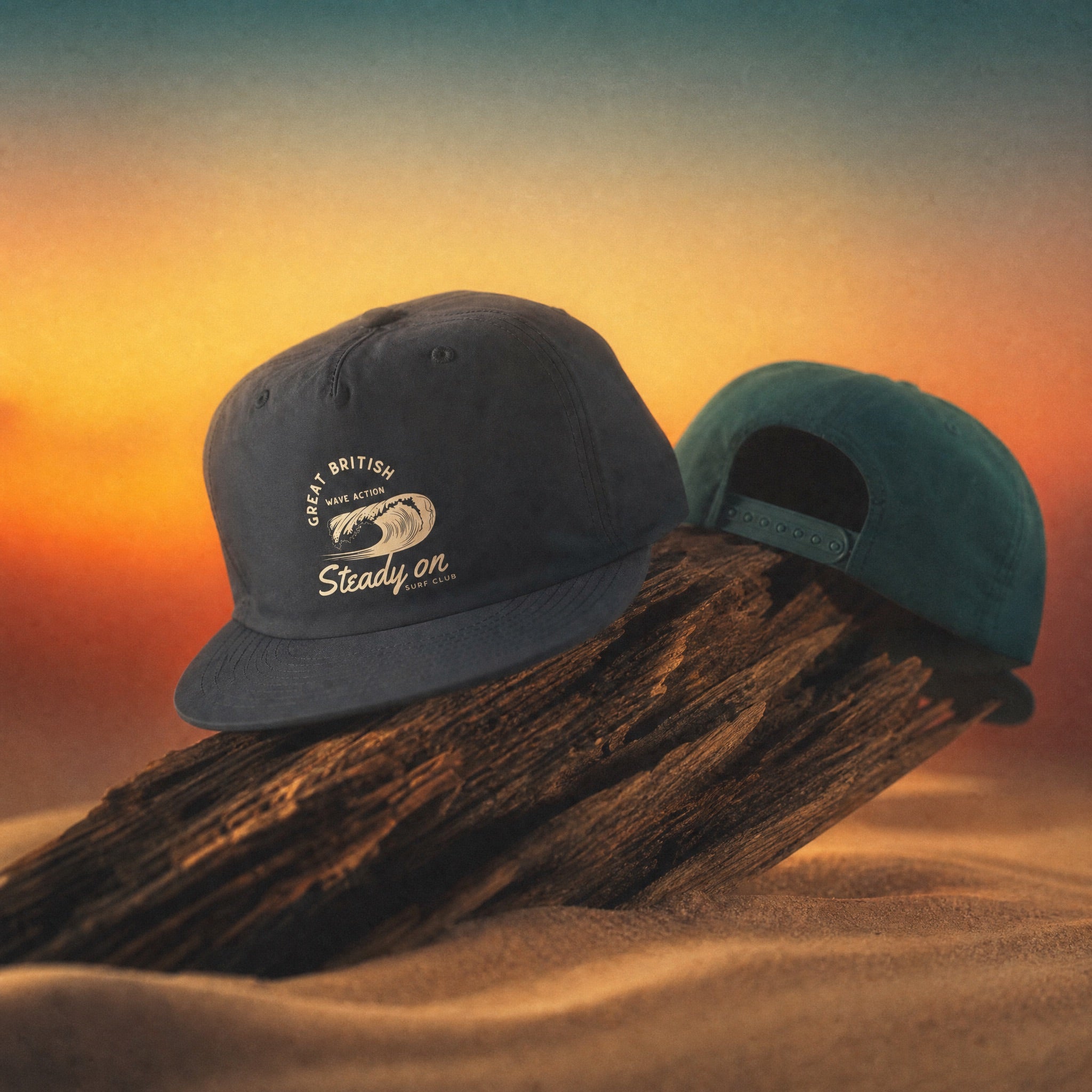 Jolly & Goode Hats Steady On Surf Club Surf Cap Cheeky British Style