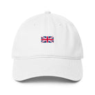 Jolly & Goode Hats White Union Jack Hat | 100% Cotton | Low-Profile Cheeky British Style