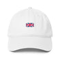 Jolly & Goode Hats White Union Jack Hat | 100% Cotton | Low-Profile Cheeky British Style