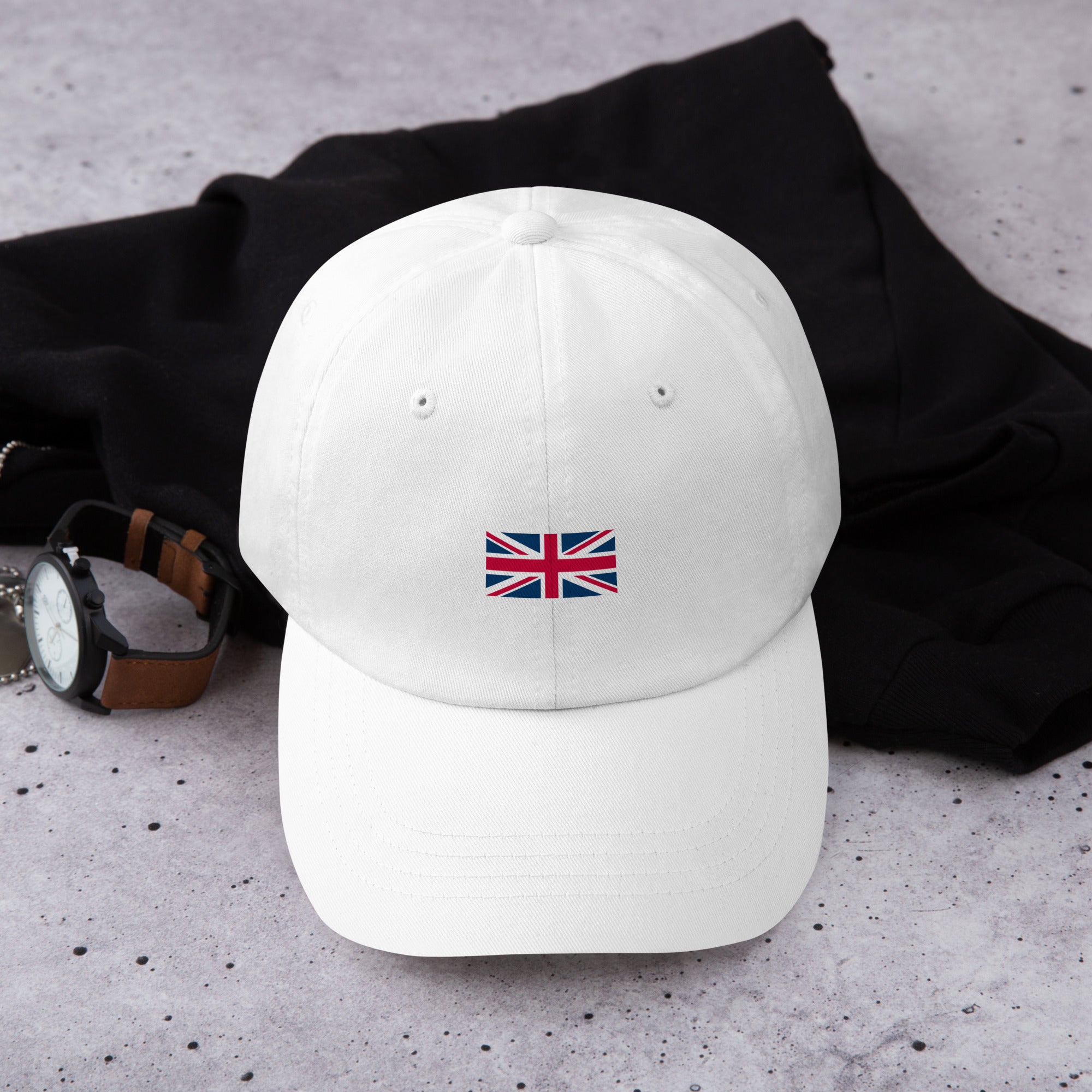 Jolly & Goode Hats White Union Jack Hat | Classic Fit Cheeky British Style
