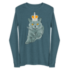 Jolly & Goode Heather Deep Teal / XS British Blue Long-Sleeve Shirt Cheeky British Style
