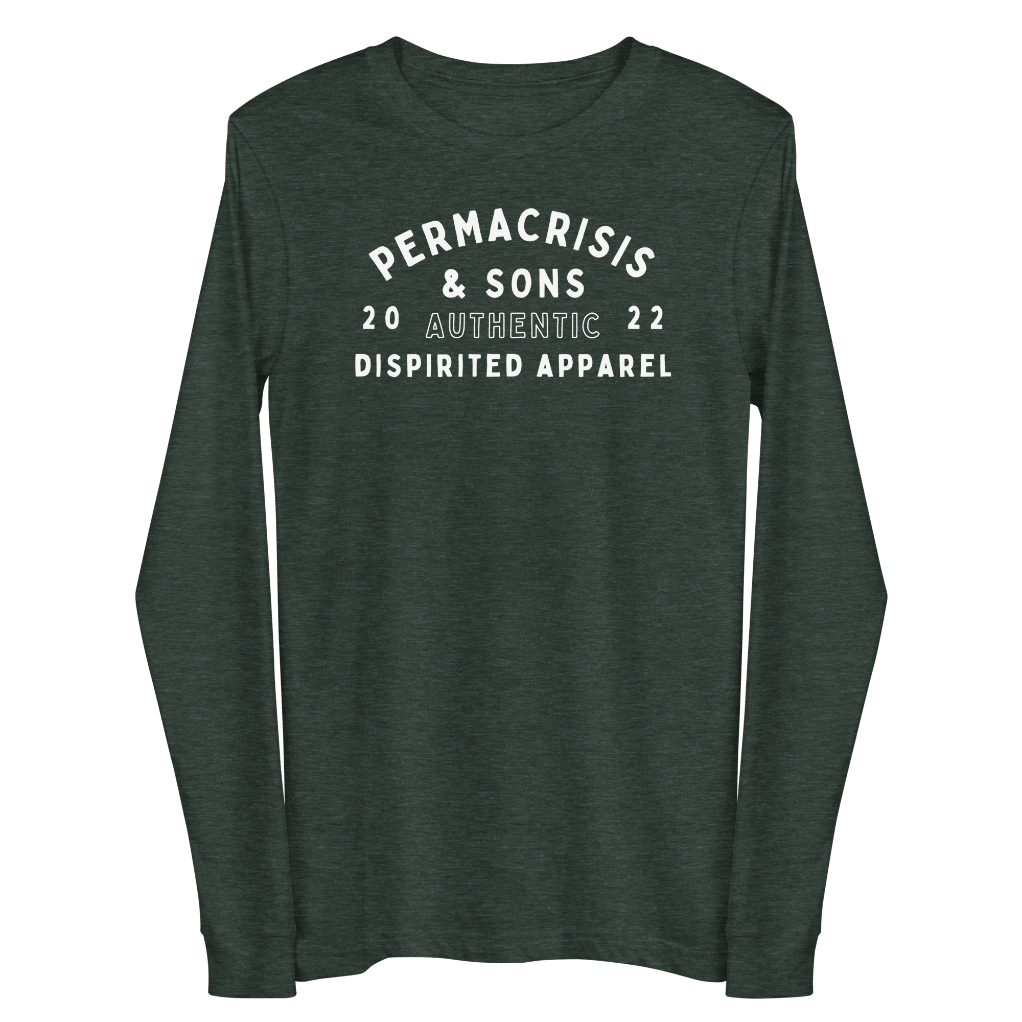 Jolly & Goode Heather Forest / XS Permacrisis & Sons Long-Sleeve Shirt Cheeky British Style