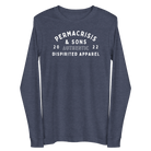 Jolly & Goode Heather Navy / XS Permacrisis & Sons Long-Sleeve Shirt Cheeky British Style