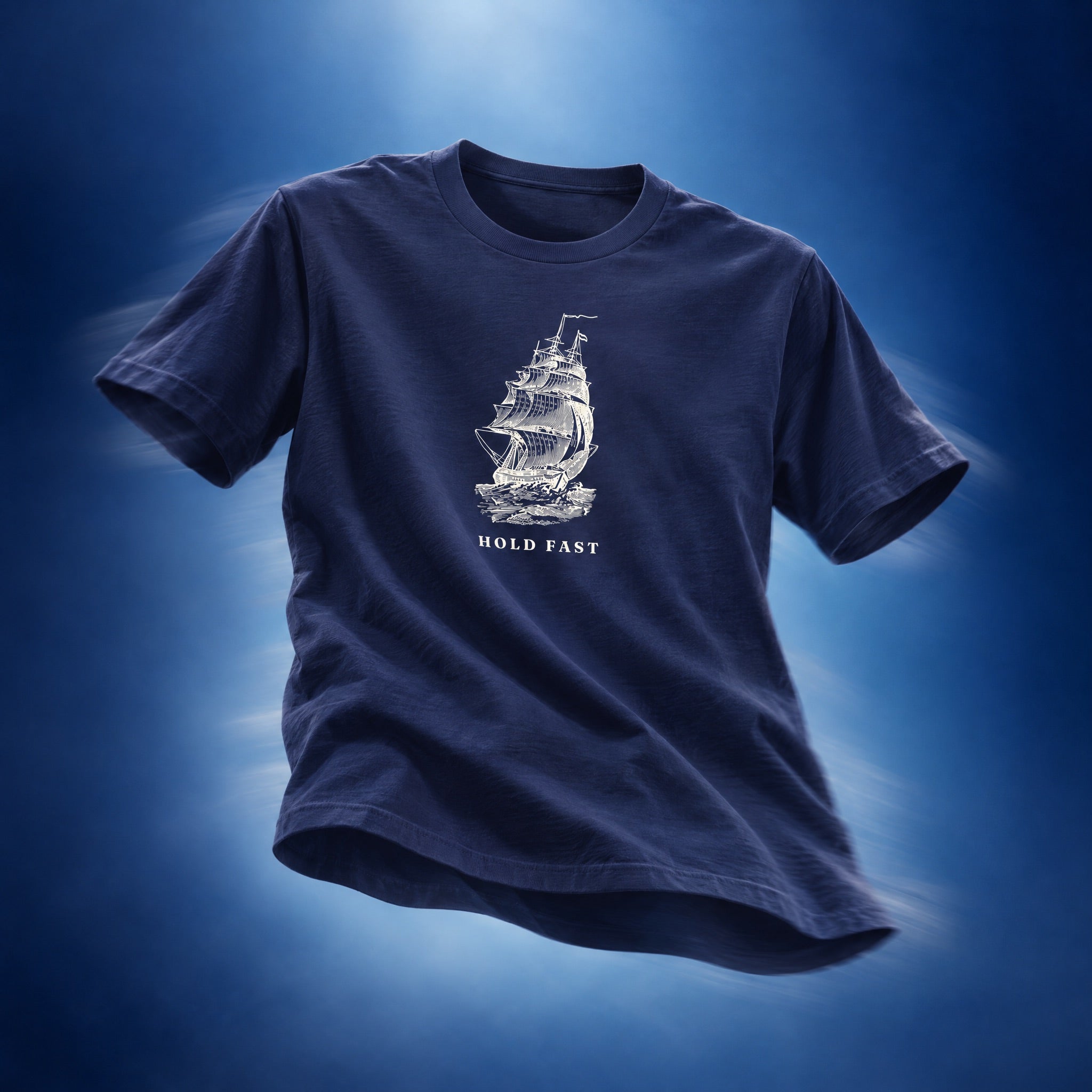 Jolly & Goode Hold Fast Nautical Unisex T-Shirt Cheeky British Style