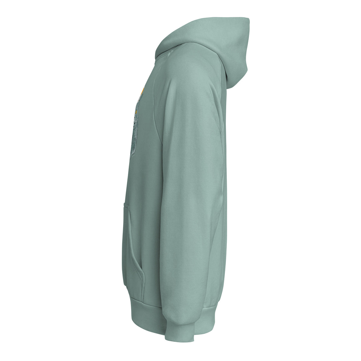 Jolly & Goode Hoodies Crowned British Blue Heavyweight Hoodie Cheeky British Style