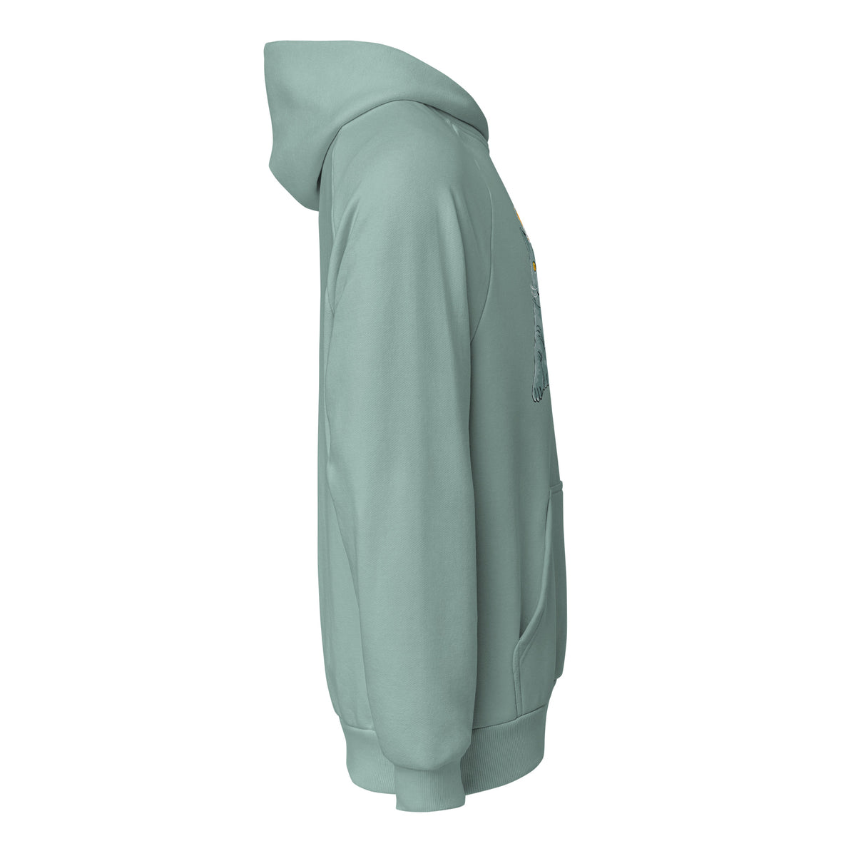 Jolly & Goode Hoodies Crowned British Blue Heavyweight Hoodie Cheeky British Style