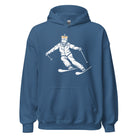 Jolly & Goode Hoodies Indigo Blue / S Ski King | Royal Skier | Cheeky Hoodie Cheeky British Style